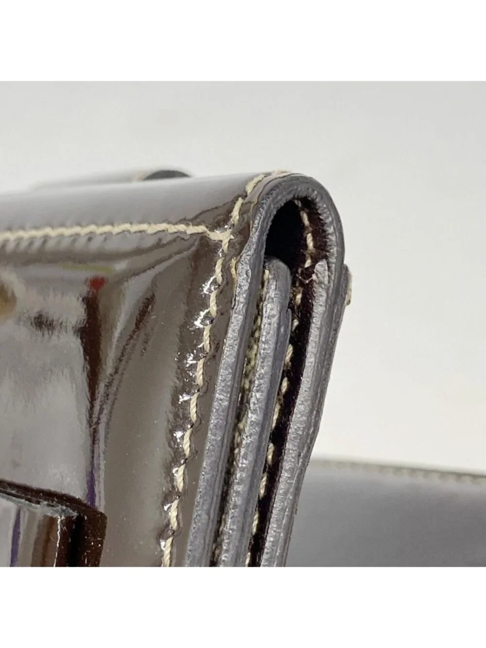 ★SOLD★ Gucci Wallet GG Supreme Brown Gold - Picture 6 of 8